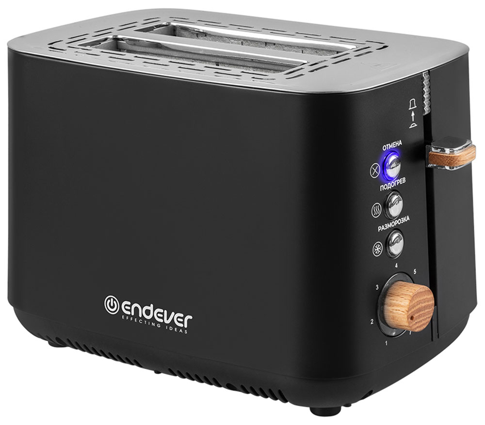 Изображение товара Тостер Endever SKYLINE ST-124, черный (90597)