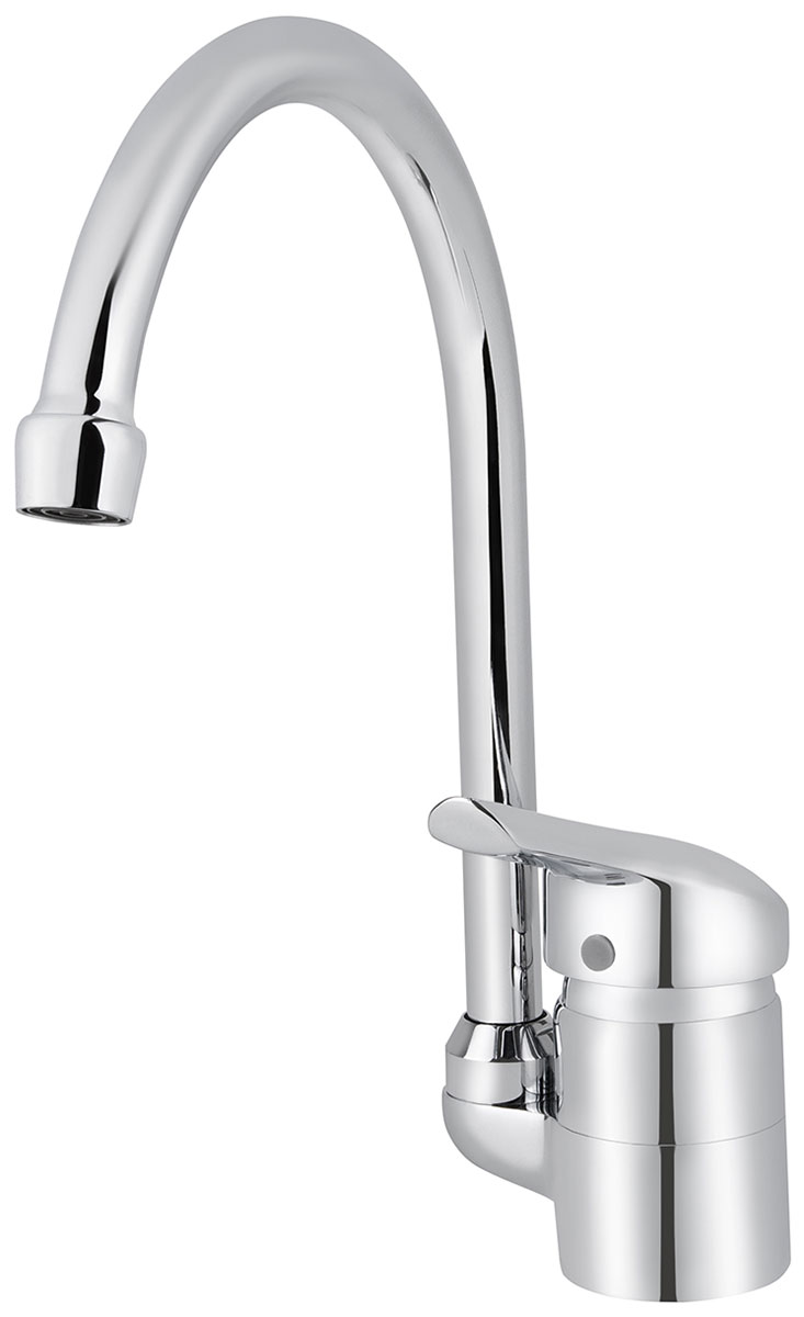 Изображение товара Смеситель для кухонной мойки Kaiser Athlete однорычажный хромированный