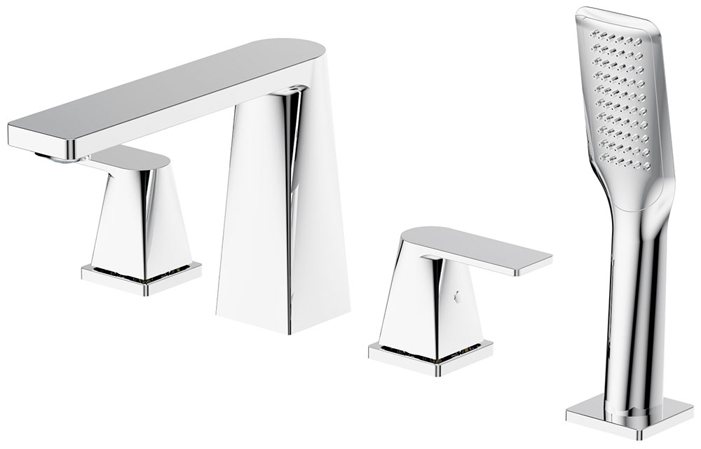 Изображение товара Смеситель для ванны Kaiser Terso 70122 хромированный