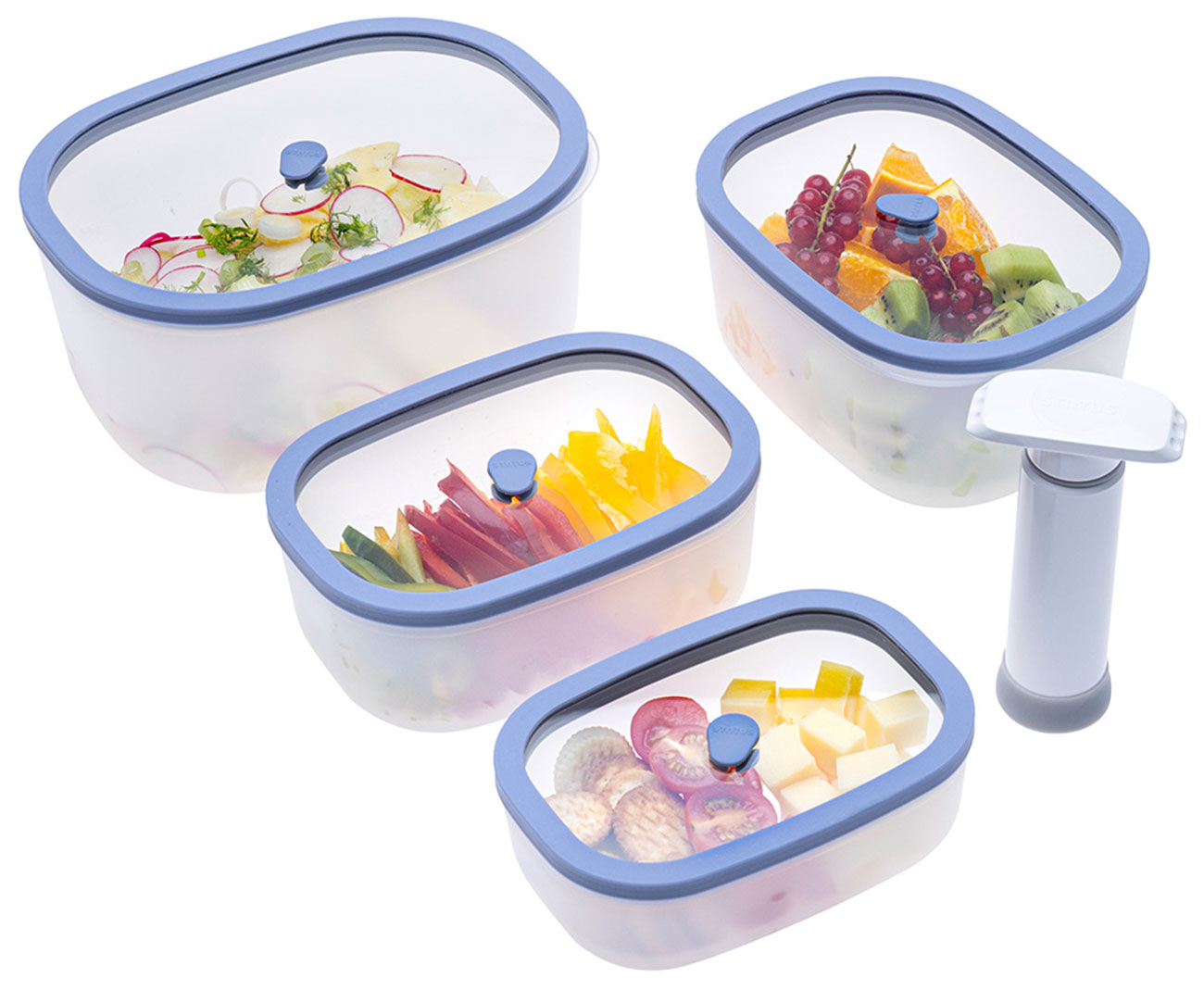 Изображение товара Набор вакуумных контейнеров Status Fresko set 5 lilac