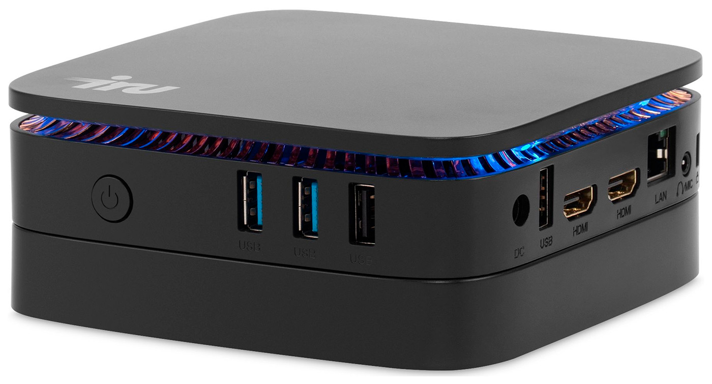 Изображение товара Неттоп iRU 110JLCN Intel Celeron N5105 8ГБ SSD 256Гб Windows 11 Pro черный