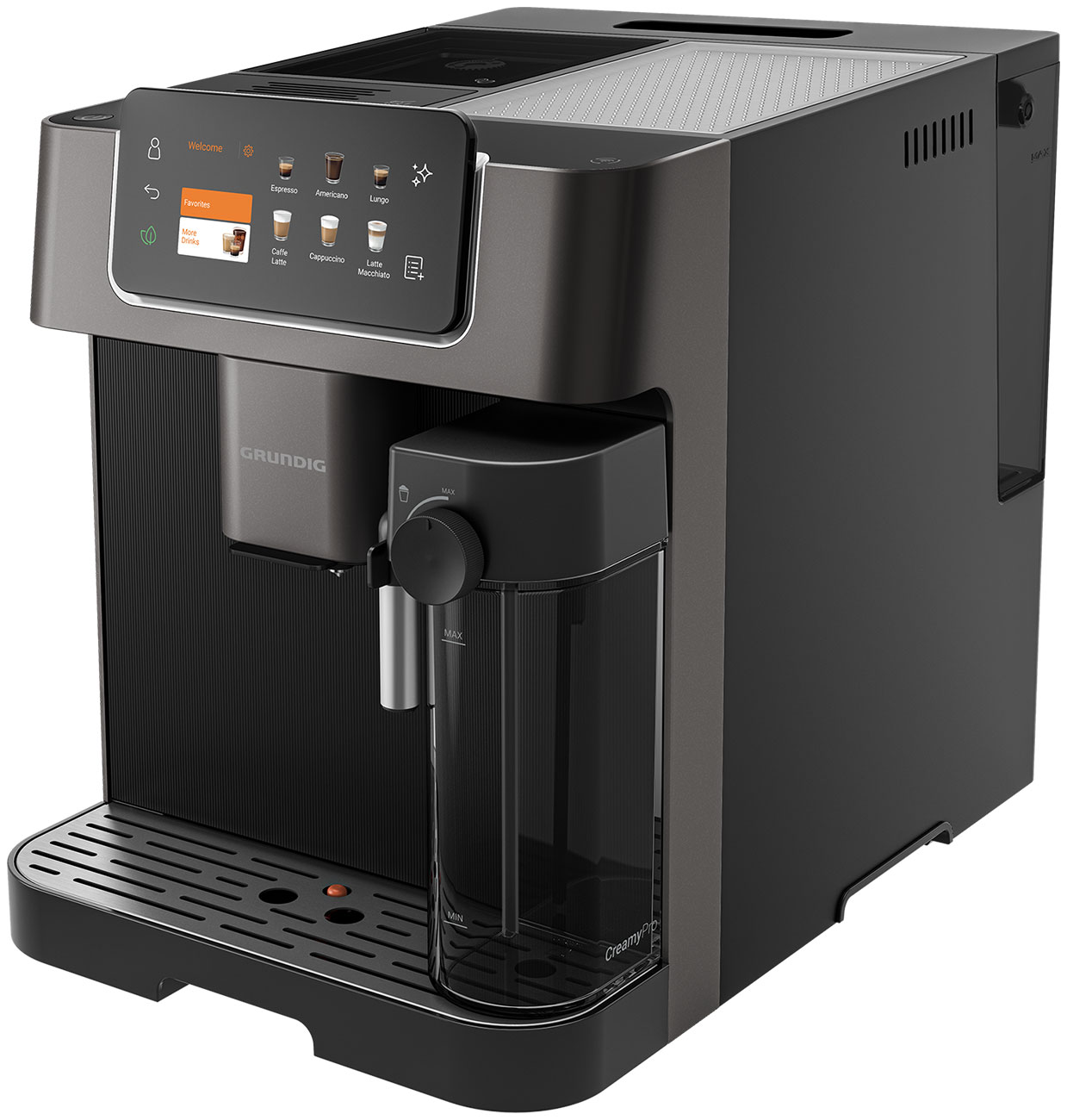 Кофемашина автоматическая Grundig KVA 8230, давление 19 бар, 13 степеней помола