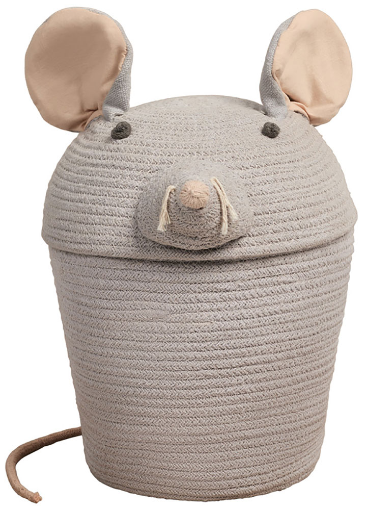 Изображение товара Корзина Lorena Canals Мышонок Рената, 25x30 см (BSK-RENATA)