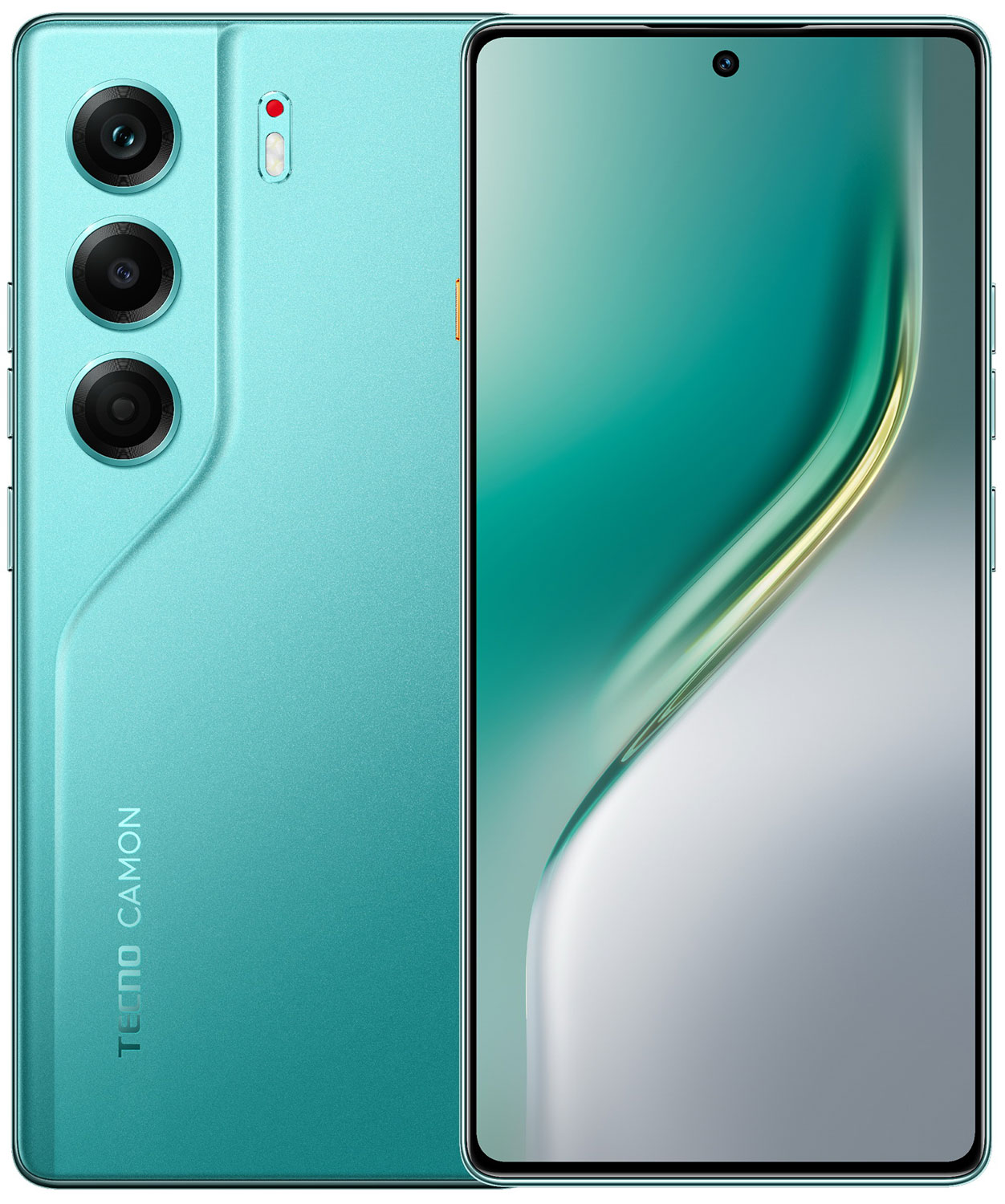 Изображение товара Смартфон Tecno Camon 40 256Gb 12Gb зеленый с камерой 50 Мп и экраном 6.78 дюймов