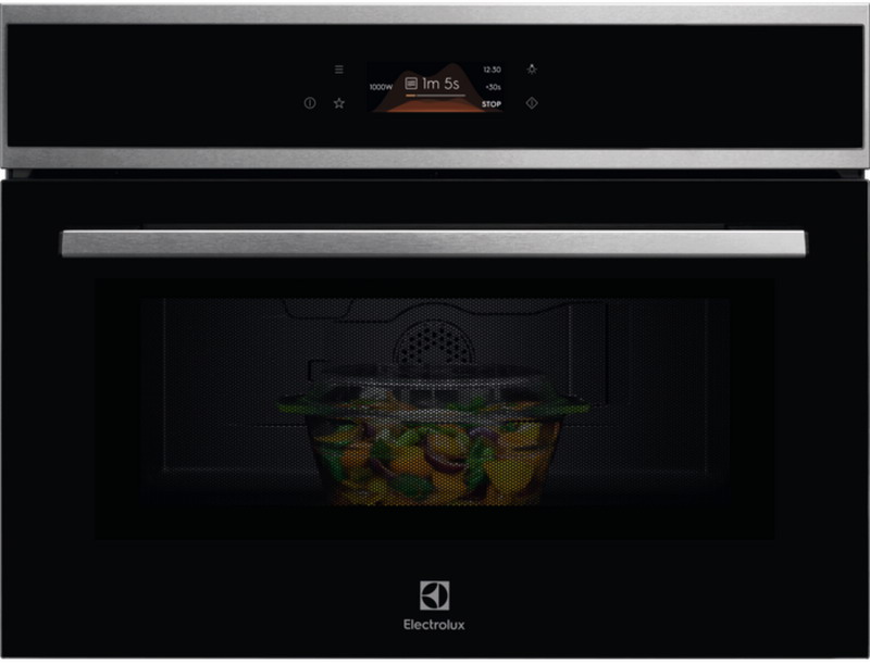 Изображение товара Встраиваемая микроволновая печь Electrolux EVM8E09X с грилем 44 л встраиваемый прибор черный