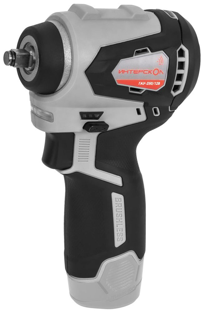 Изображение товара Ударный гайковерт бесщеточный аккумуляторный Интерскол АПИ-Т ГАУ-250/12ВЭ (804.1.0.70)