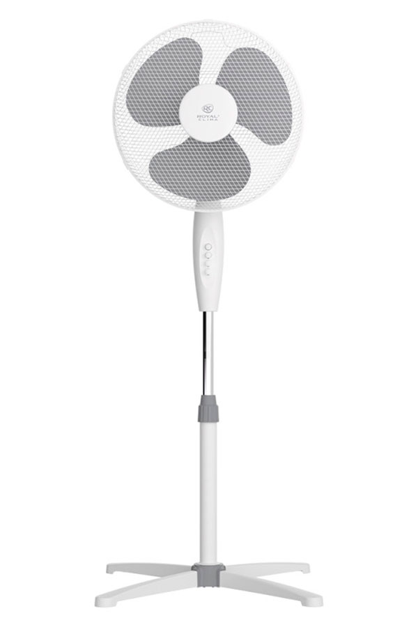 Изображение товара Напольный вентилятор Royal Clima RSF-1601M-WT 45Вт белый с регулируемой высотой