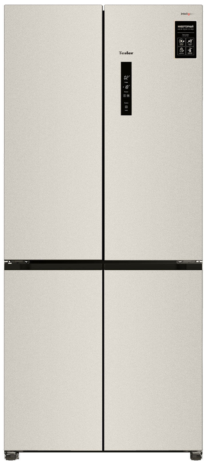 Изображение товара Многокамерный холодильник Tesler RCD-487BI 487л с No Frost и Metal Cooling бежевый