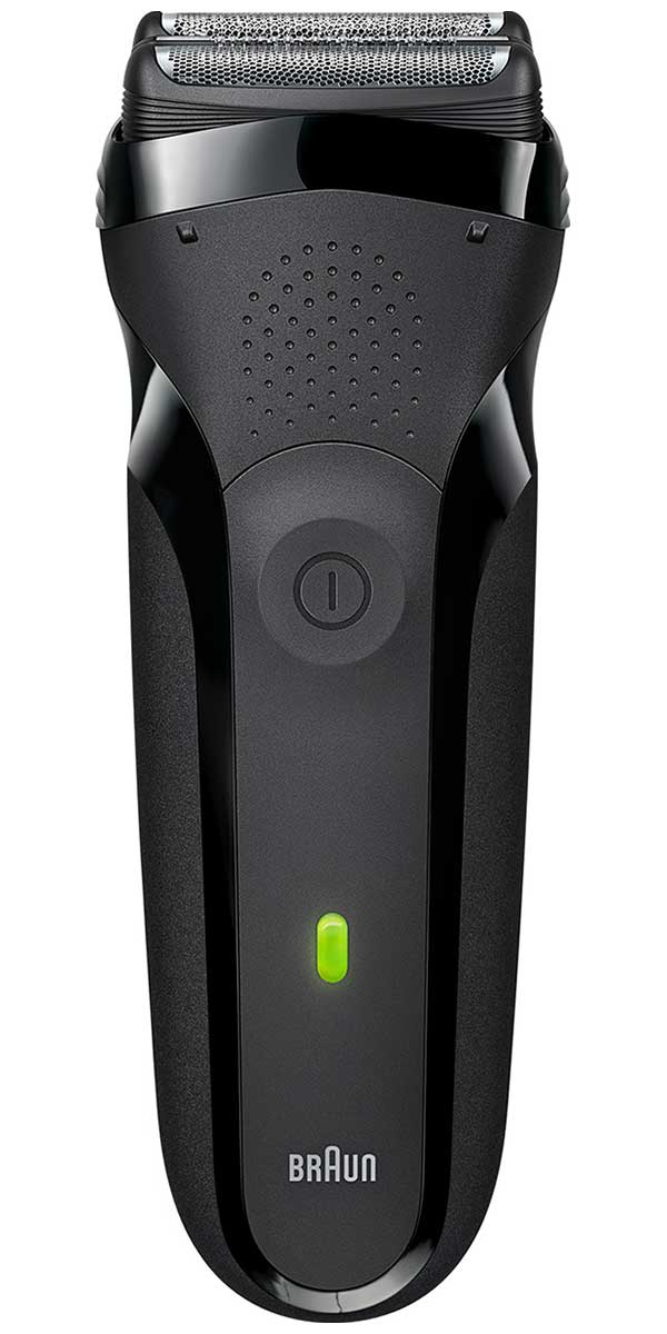 Изображение товара Электрическая бритва Braun S3 300BT, черная, сухое бритье с триммером для бороды (тип 5408)