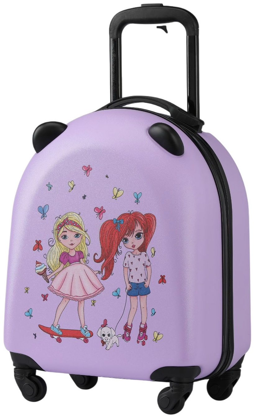 Изображение товара Детский чемодан Lats ручная кладь размер XS с ушками розовый для девочек спорт