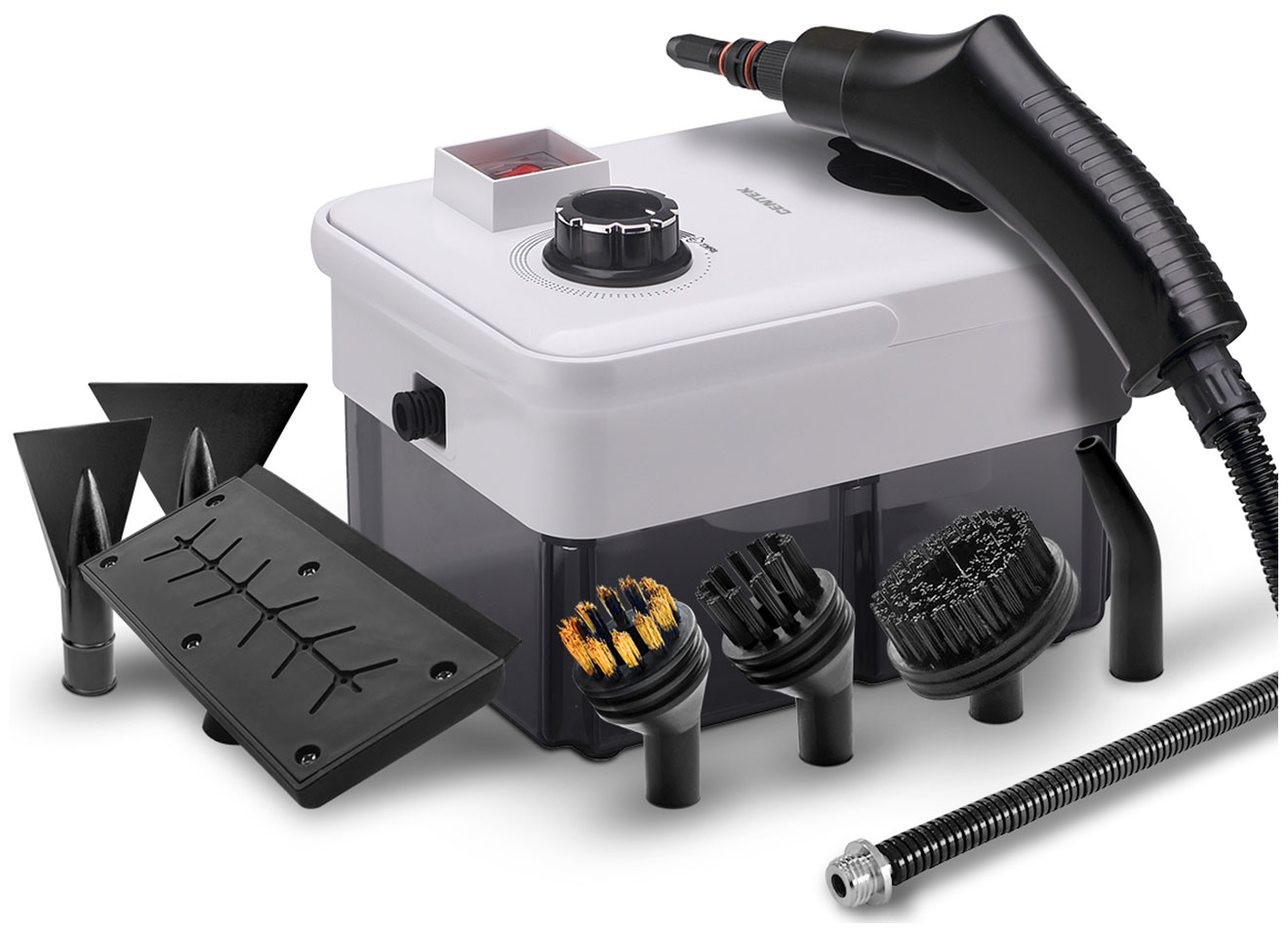 Изображение товара Пароочиститель Centek CT-9401 с мощностью 2200 Вт и насадками