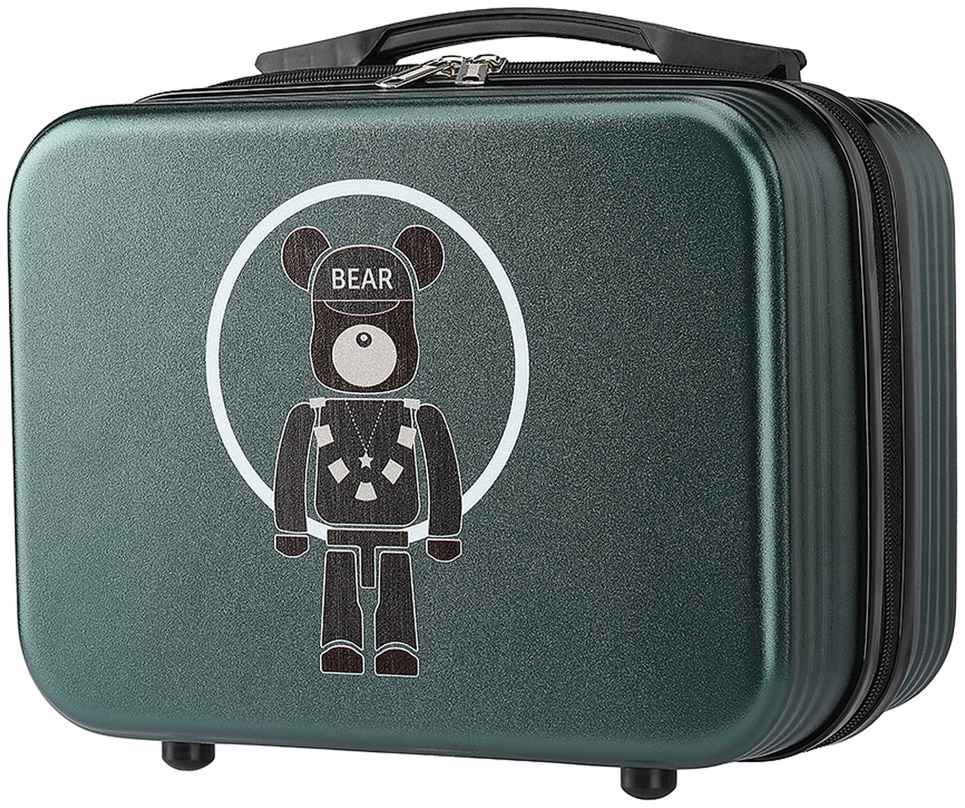 

Бьюти кейс Lats с креплением на чемодан, ручная кладь, медведь темно-зеленый