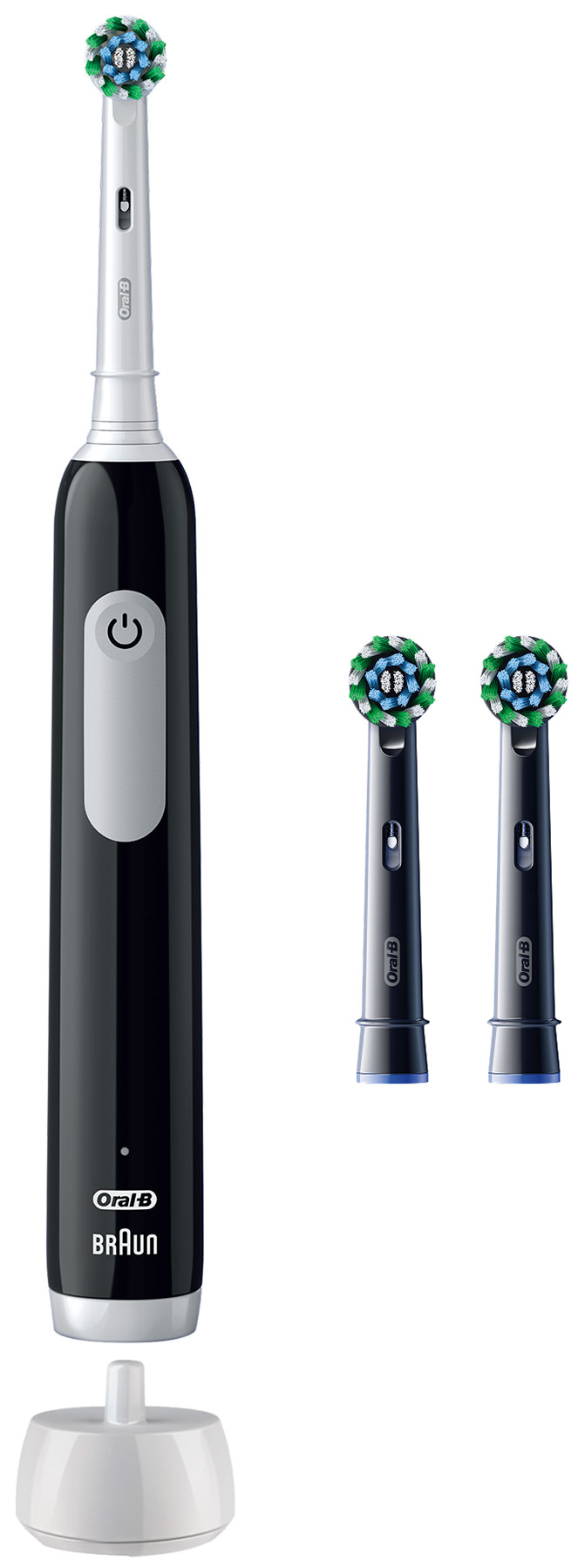 Изображение товара Электрическая зубная щетка Oral-B D305.513.3+Нас EB50BRB CrosActClMax черная 3 режима высокой эффек