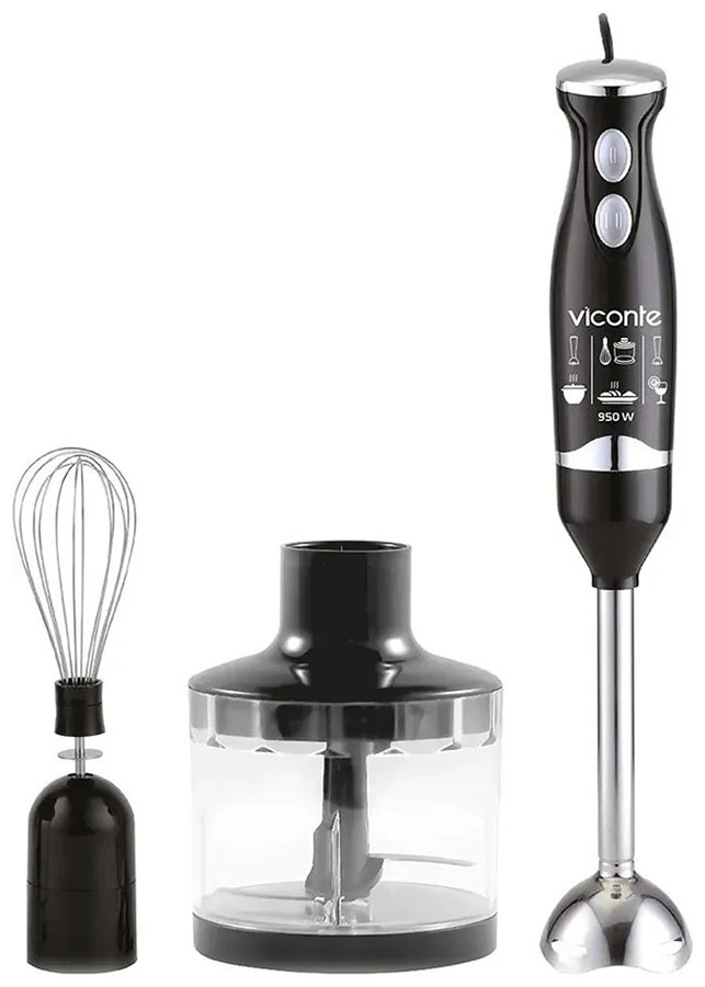 Изображение товара Погружной блендер Viconte VC-4446 950 Вт с 2 скоростями, чаша 0.5 л, венчик