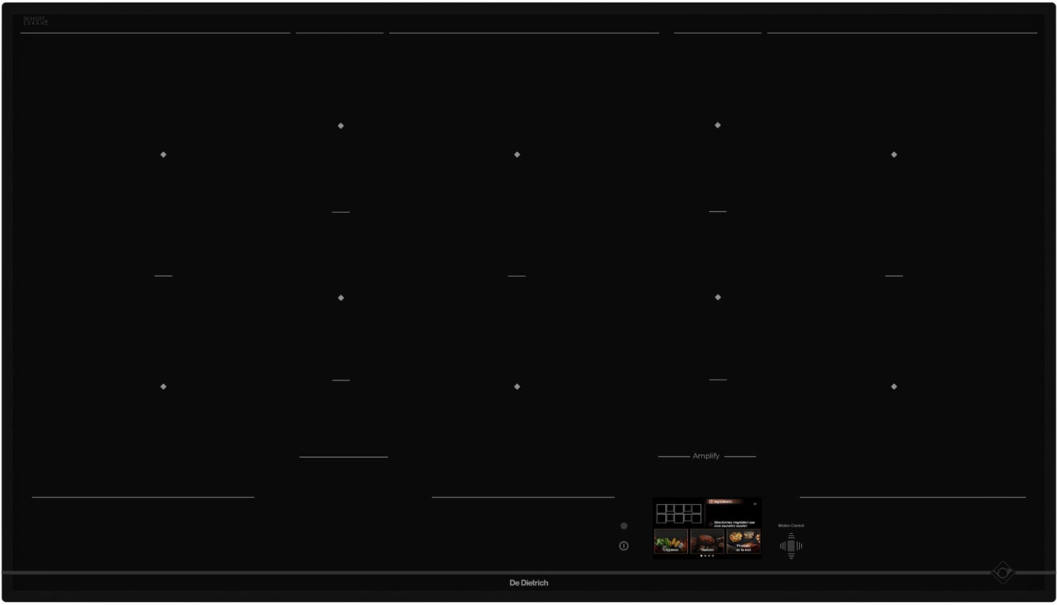 

Электрическая варочная панель De Dietrich DPI595ABT, Черный