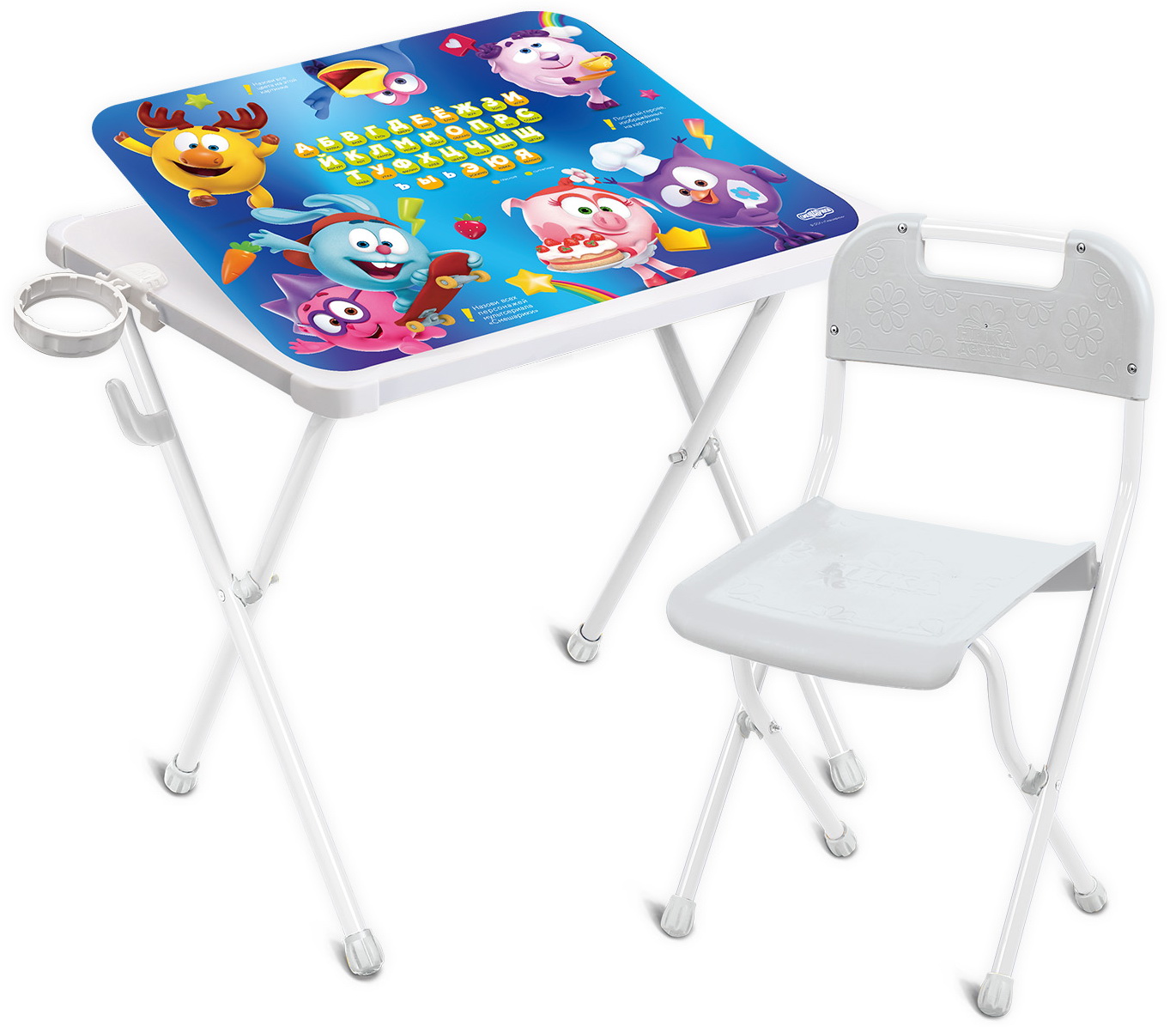 Изображение товара Стол и стул детские Ника Смешарики KA3/SH1 Комфорт и учеба