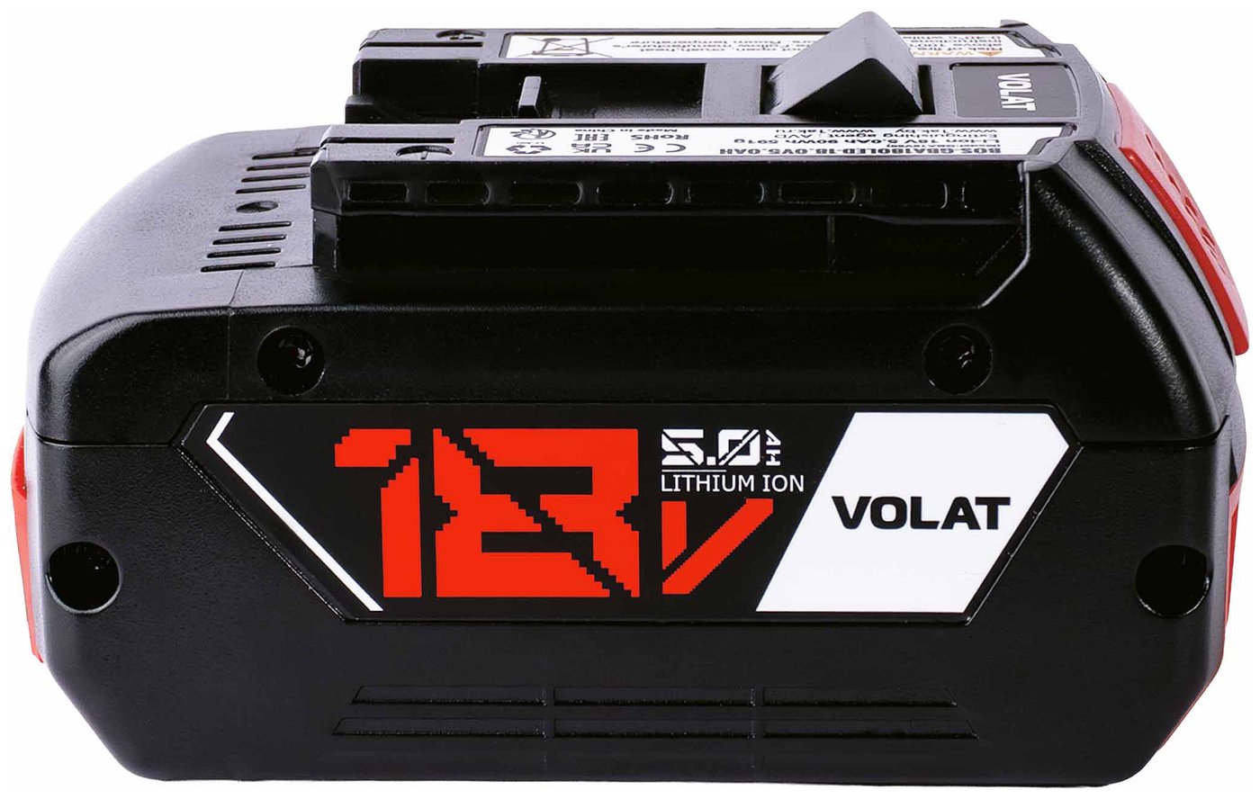 Изображение товара Аккумуляторная батарея Volat для Bosch, 18.0V, 5.0AH (Li-ion) BOS-GBA180LED