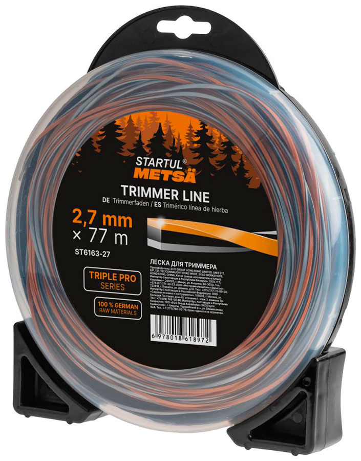 Изображение товара Леска Startul METSA TRIPLE PRO, 2.7 мм х 77 м, сечение витой квадрат (ST6163-27)
