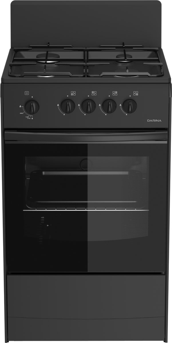 Изображение товара Газовая плита Darina S GM 441 001 At антрацит 4 конфорки духовка 50 л