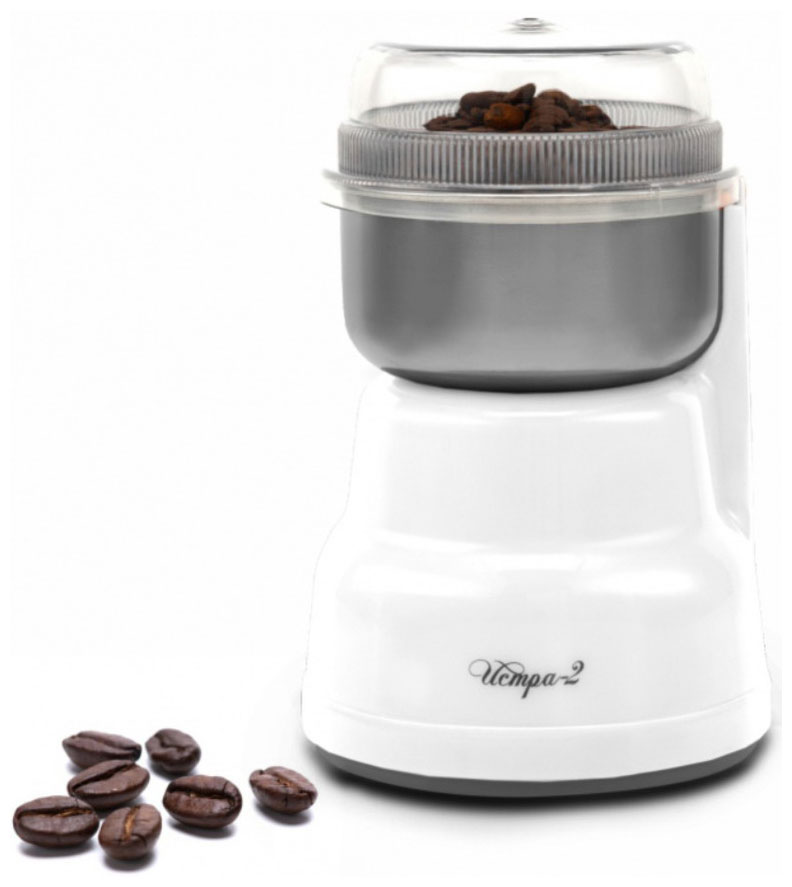 Изображение товара Кофемолка Великие реки Истра-2 белая ротационный нож 150 Вт