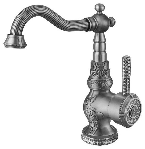 Изображение товара Смеситель для ванной комнаты Zorg A 309U-SL в античном серебре