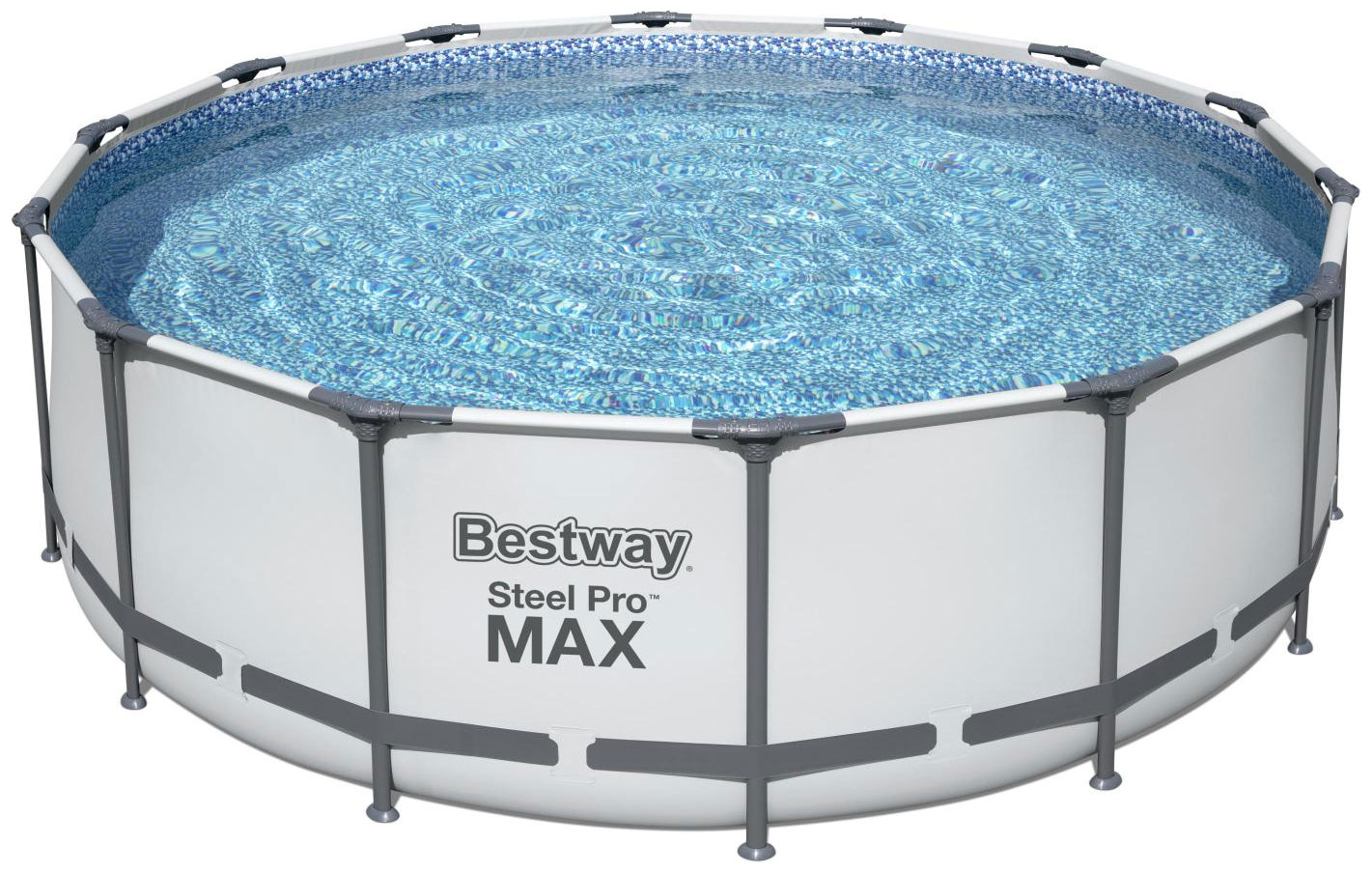 Бассейн BestWay 5612X BW Steel Pro Max 427х122 см, 15232 л каркасный бассейн bestway steel pro max 5612x bw серый
