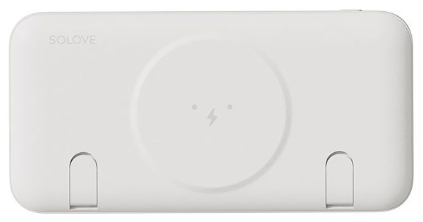 цена Внешний аккумулятор Power Bank Mi Solove 10000mAh Magnetic MagSafe белый