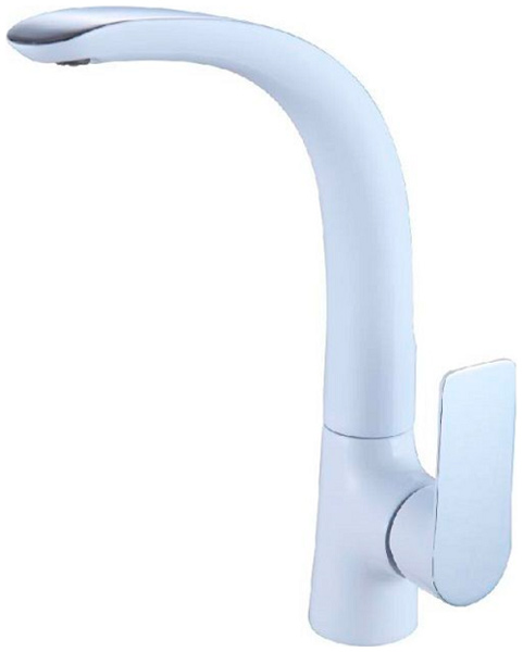 

Кухонный смеситель Aquanet Arctic AF520-41СW белый/хром, Белый/xром