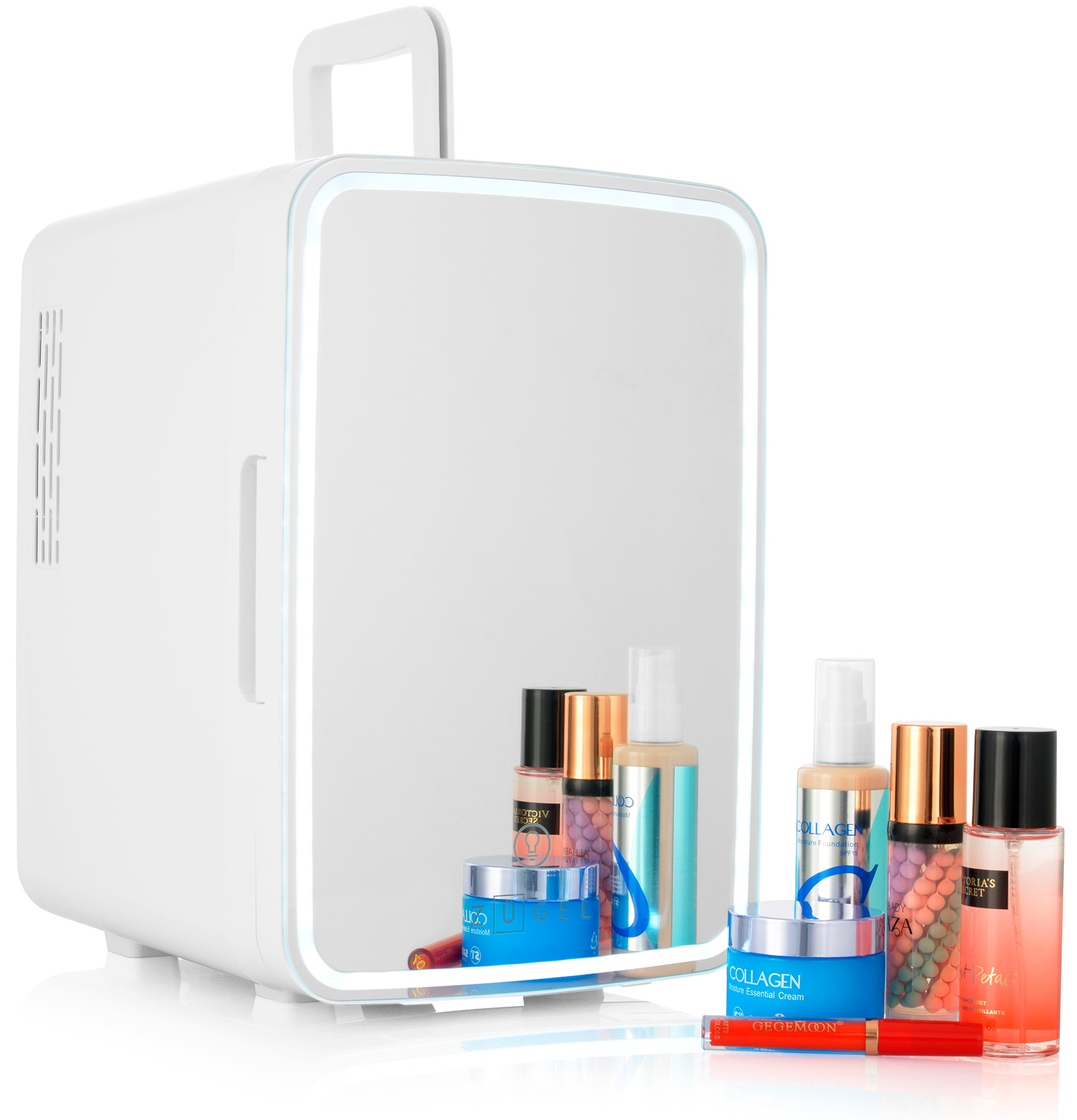 Изображение товара Косметический холодильник Zugel ZCR-003M зеркальный компактный с режимами охлаждения и нагрева