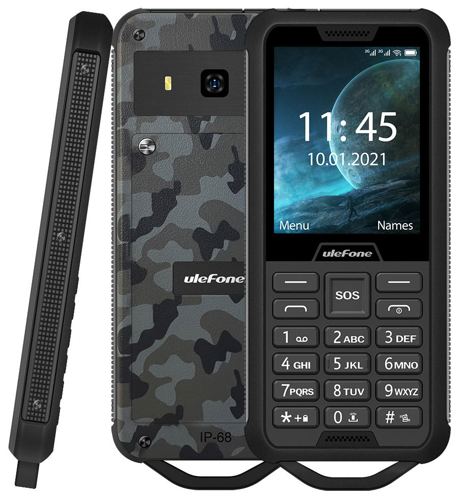 Мобильный телефон Ulefone Armor Mini 2 black/Темно-серый чехол задняя панель накладка бампер mypads плохая девочка для ulefone armor 9 ulefone armor 9e противоударный