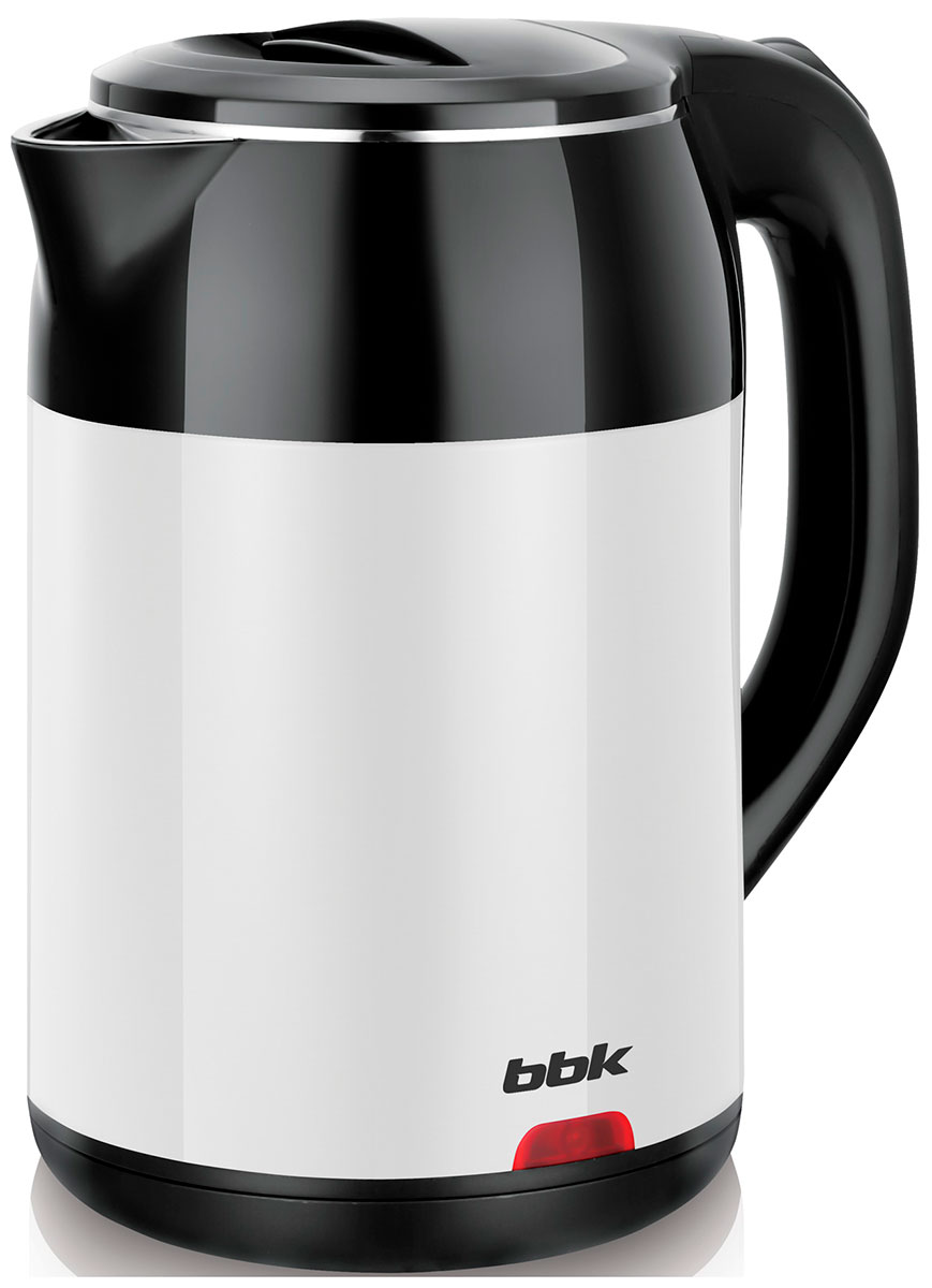Чайник электрический BBK EK1709P черный/белый чайник электрический bbk ek2001p голубой