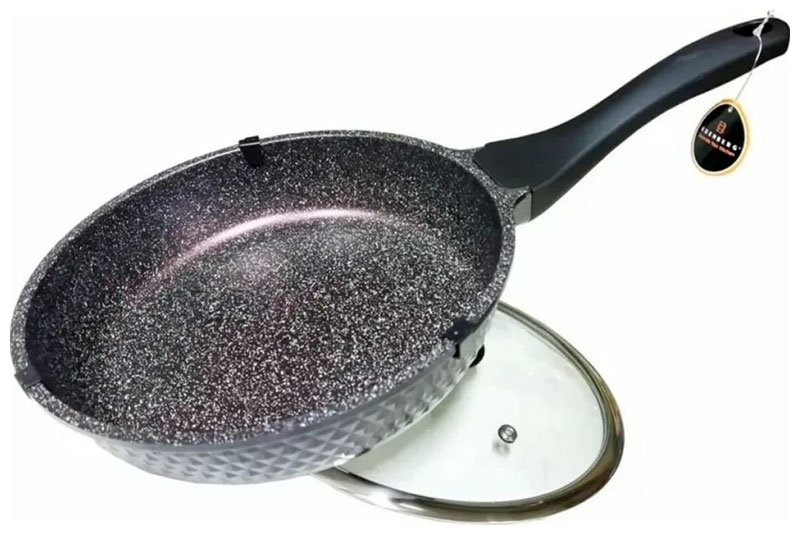 Сковорода с крышкой Edenberg EB-14138 28 см сковорода bekker мраморное покрытие d 28 см
