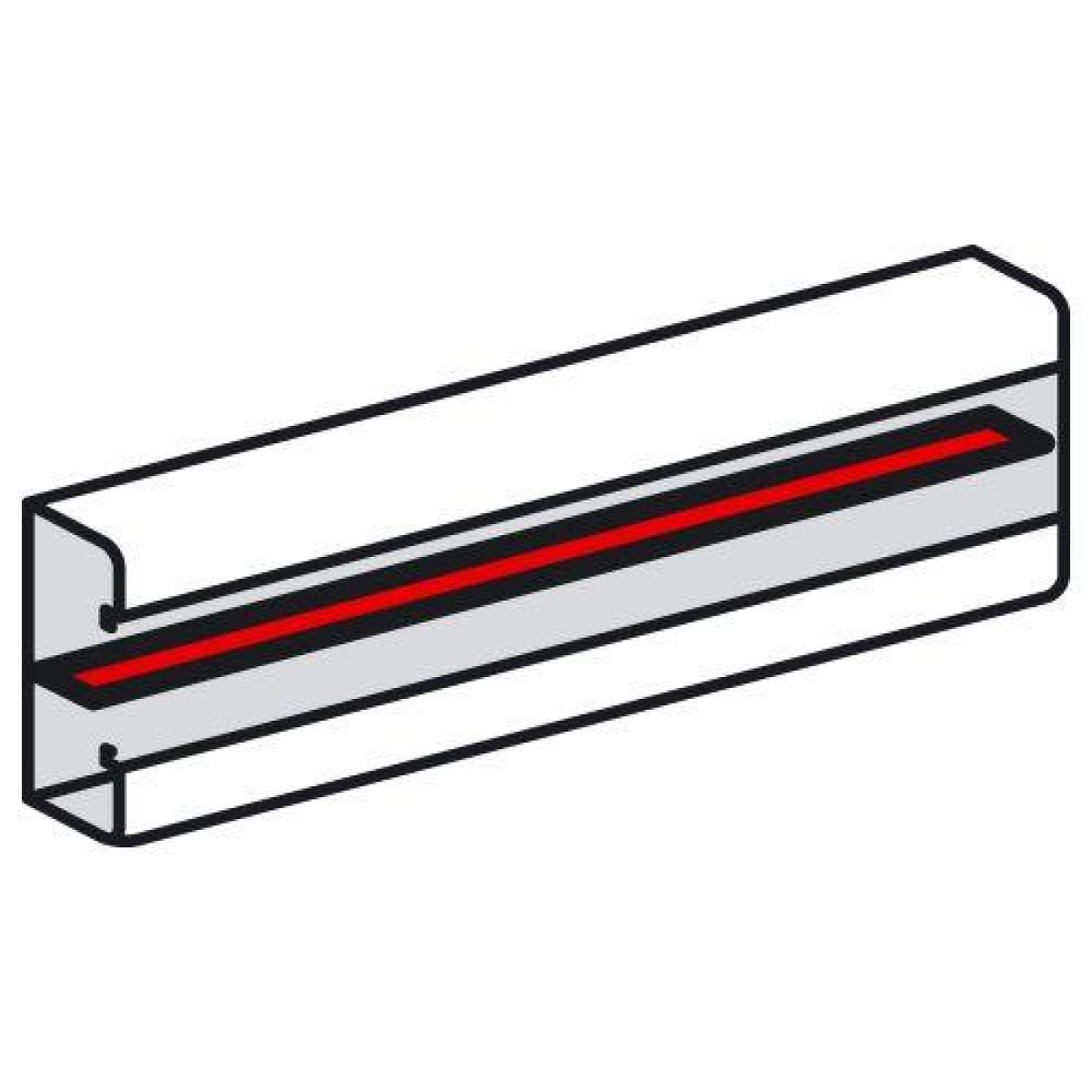 Изображение товара Перегородка для кабель-канала Legrand METRA Leg 2м, пожаробезопасная