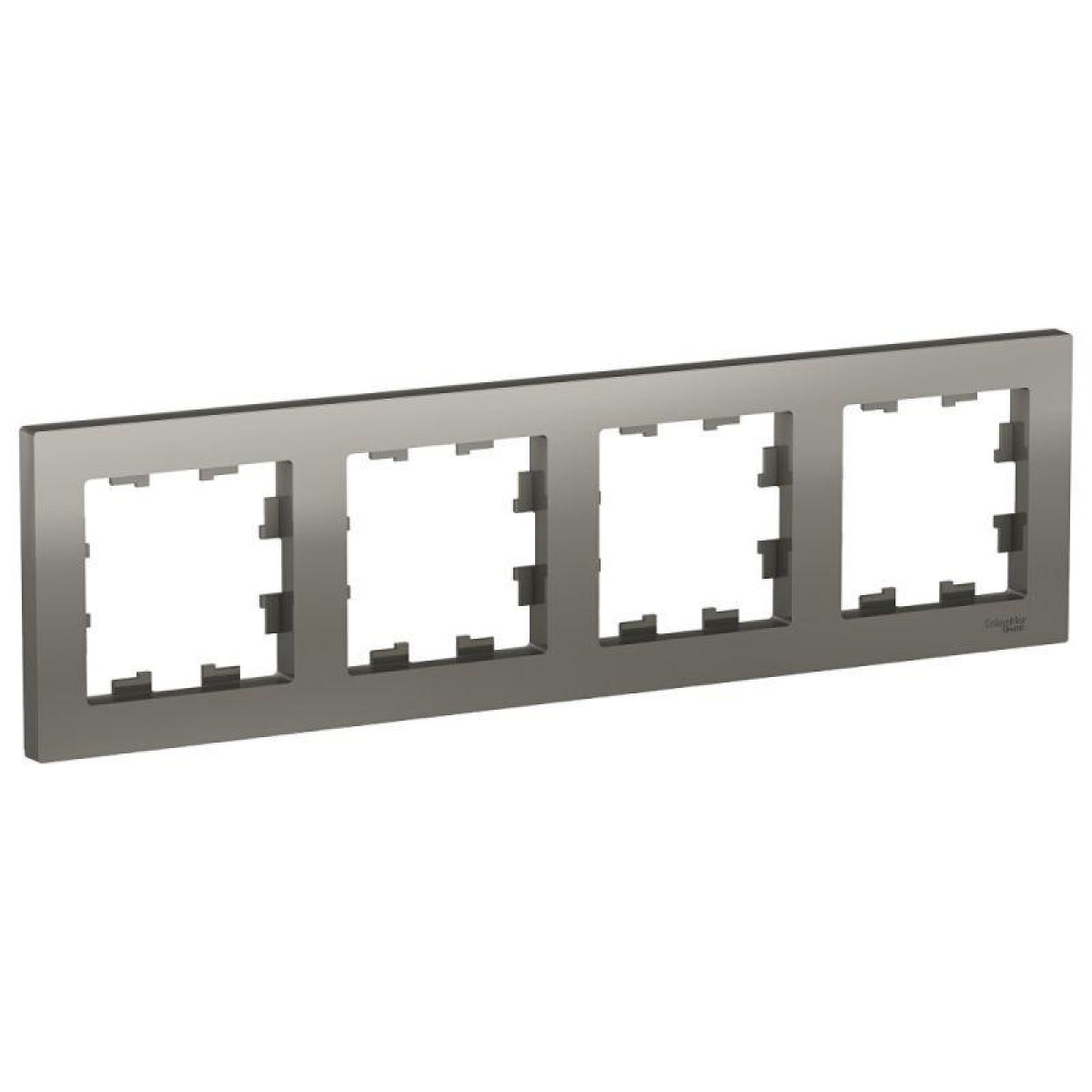 Изображение товара Рамка 4-м AtlasDesign универсальная из стали для электроустановочных изделий IP20