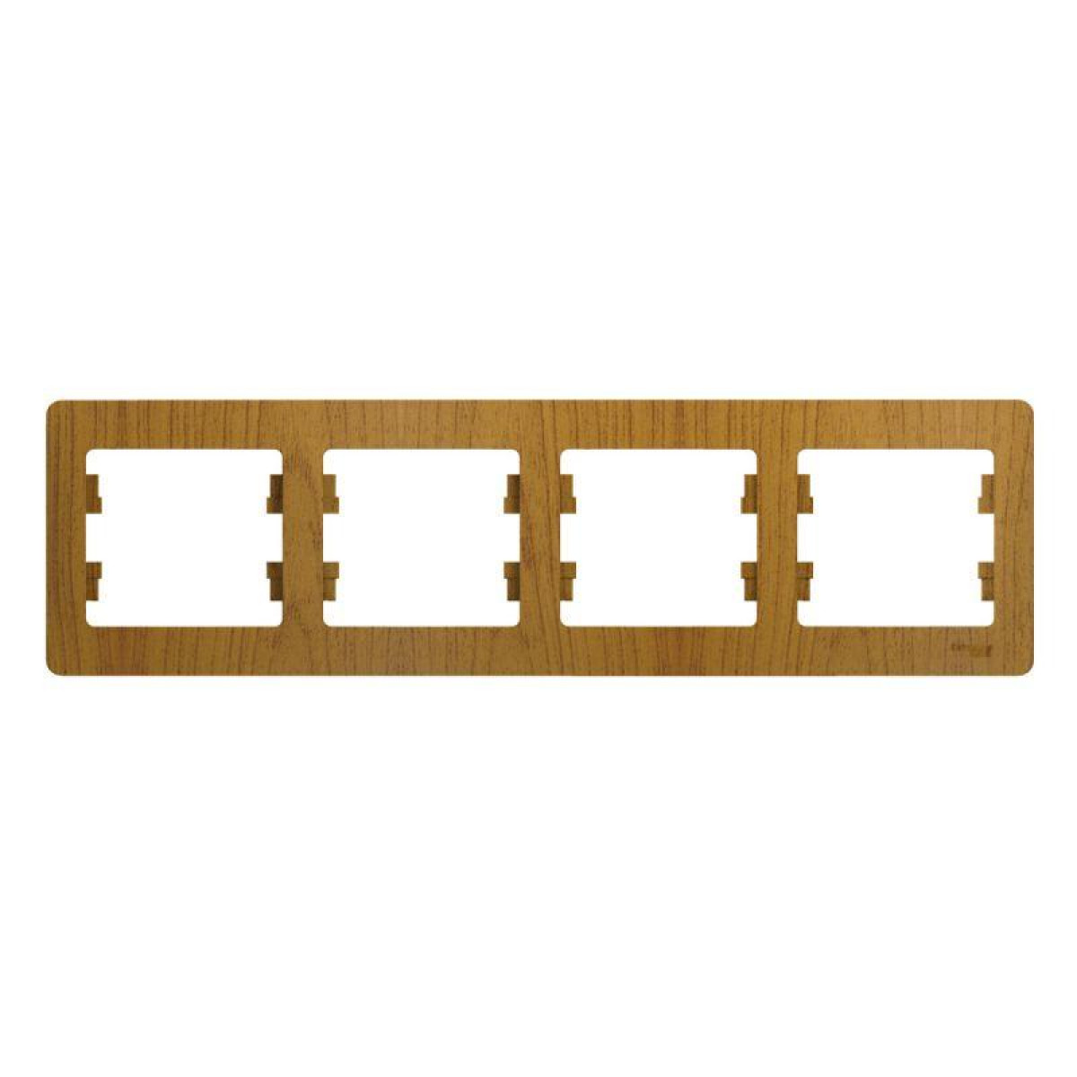 Изображение товара Декоративная рамка Glossa горизонтальная 4-м из дуба от Systeme Electric