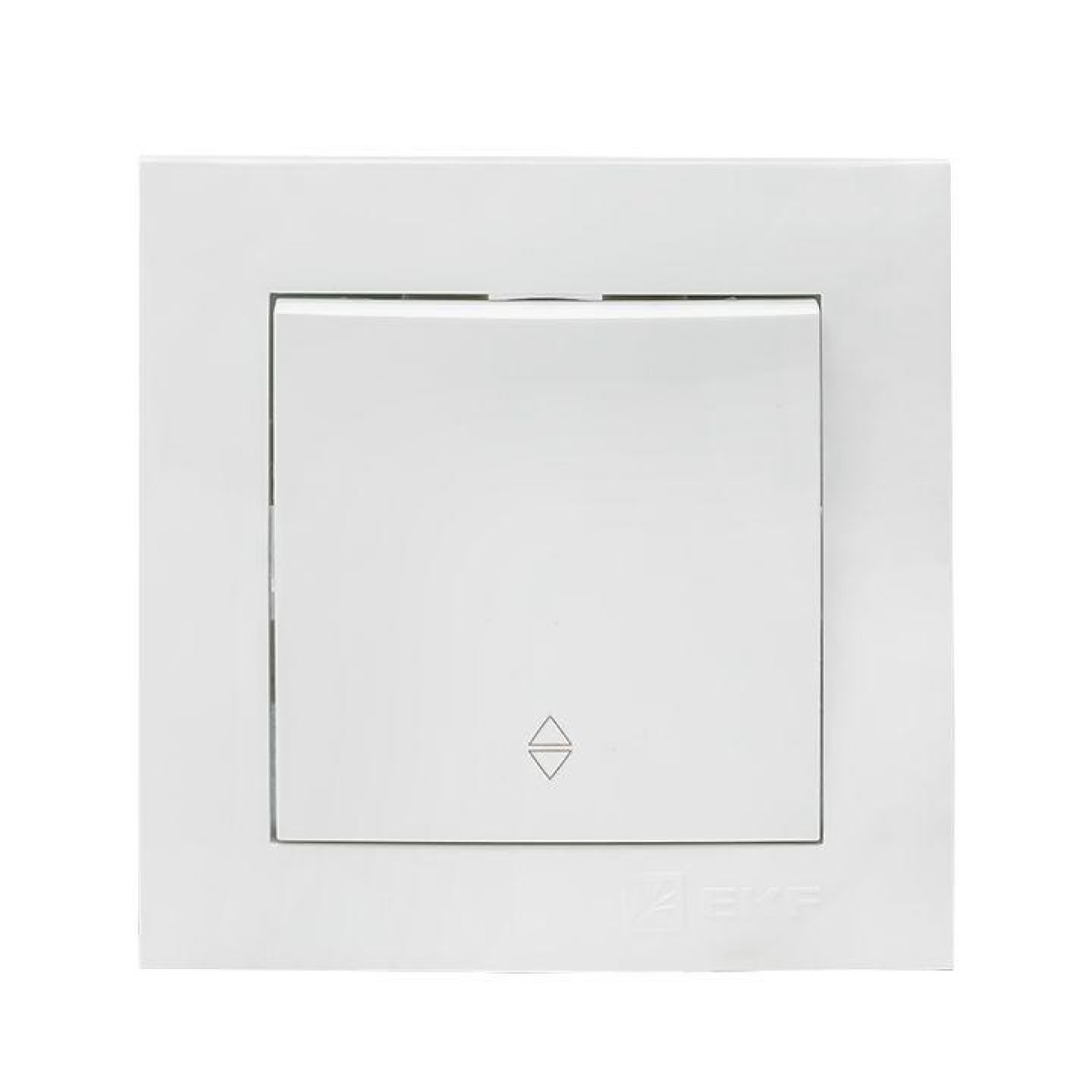 Изображение товара Выключатели, переключатели, диммеры EKF Переключатель проходной 1-кл. СП Валенсия 10А IP20 бел. PROxima