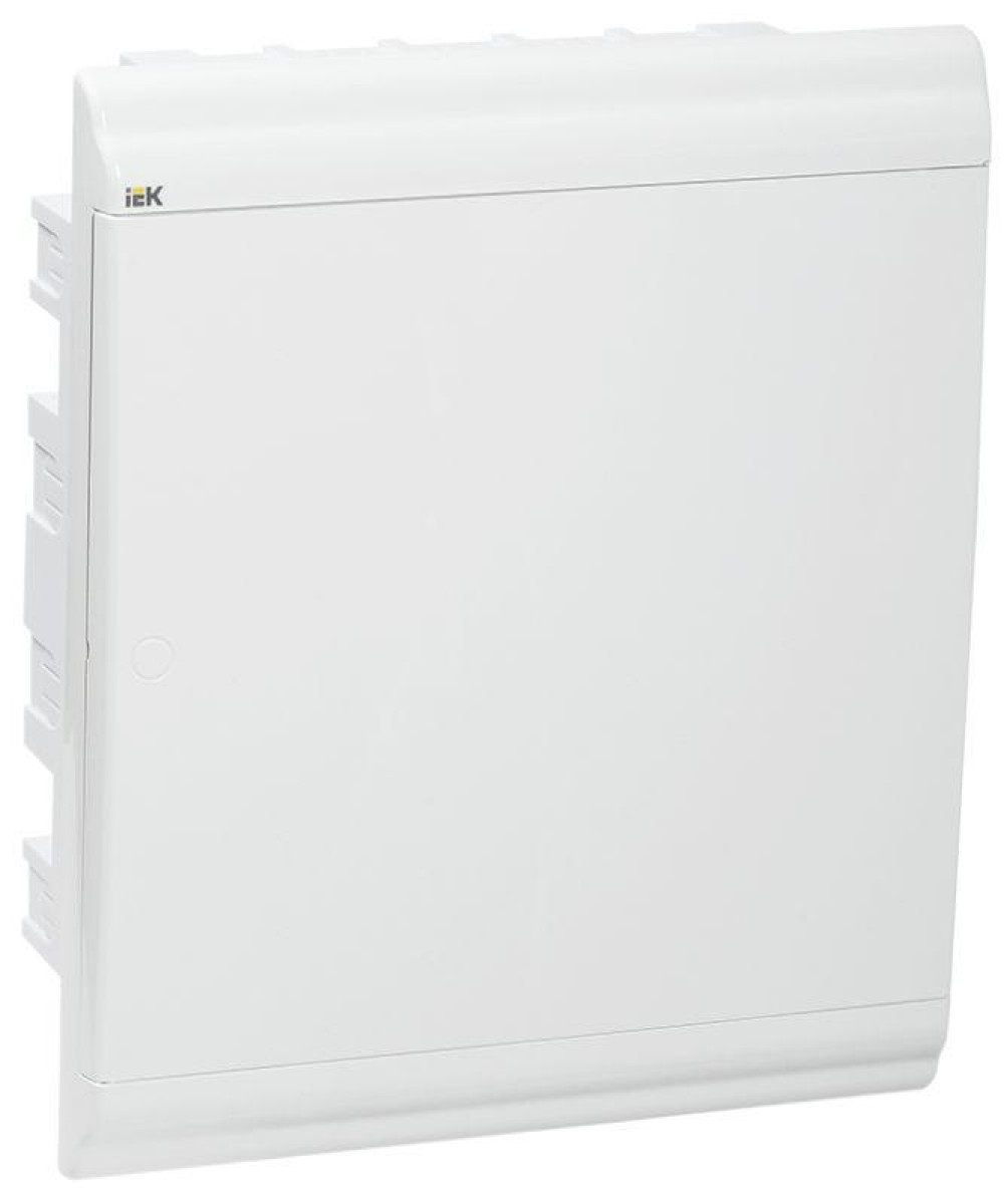 Изображение товара Высоковольтное и щитовое оборудование IEK Бокс ЩРВ-П-24 мод. встраив. пластик IP41 PRIME бел. дверь