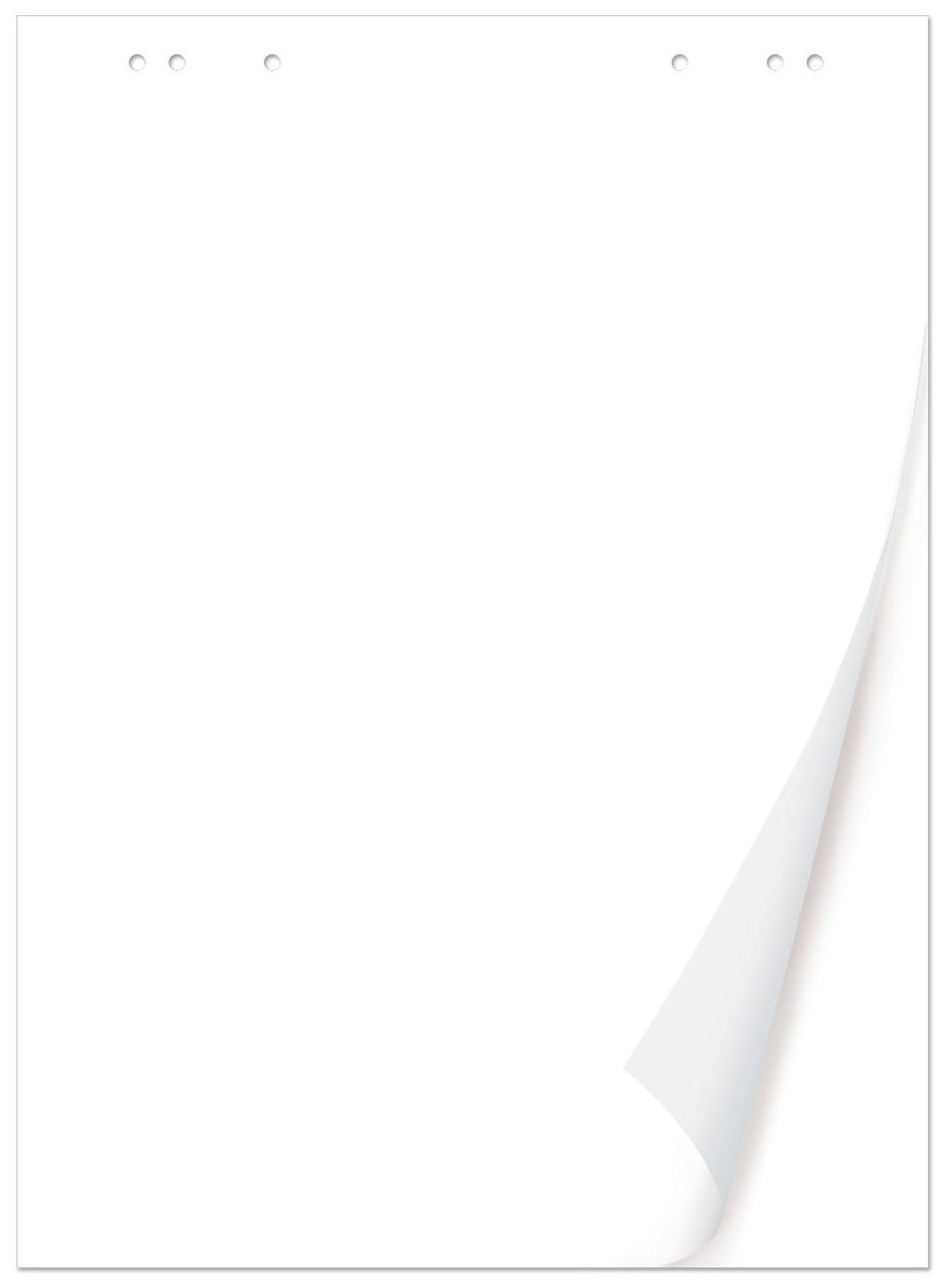 Изображение товара Блокнот для флипчарта Brauberg 50 листов чистые 67.5*98 см 80 г/м 128648