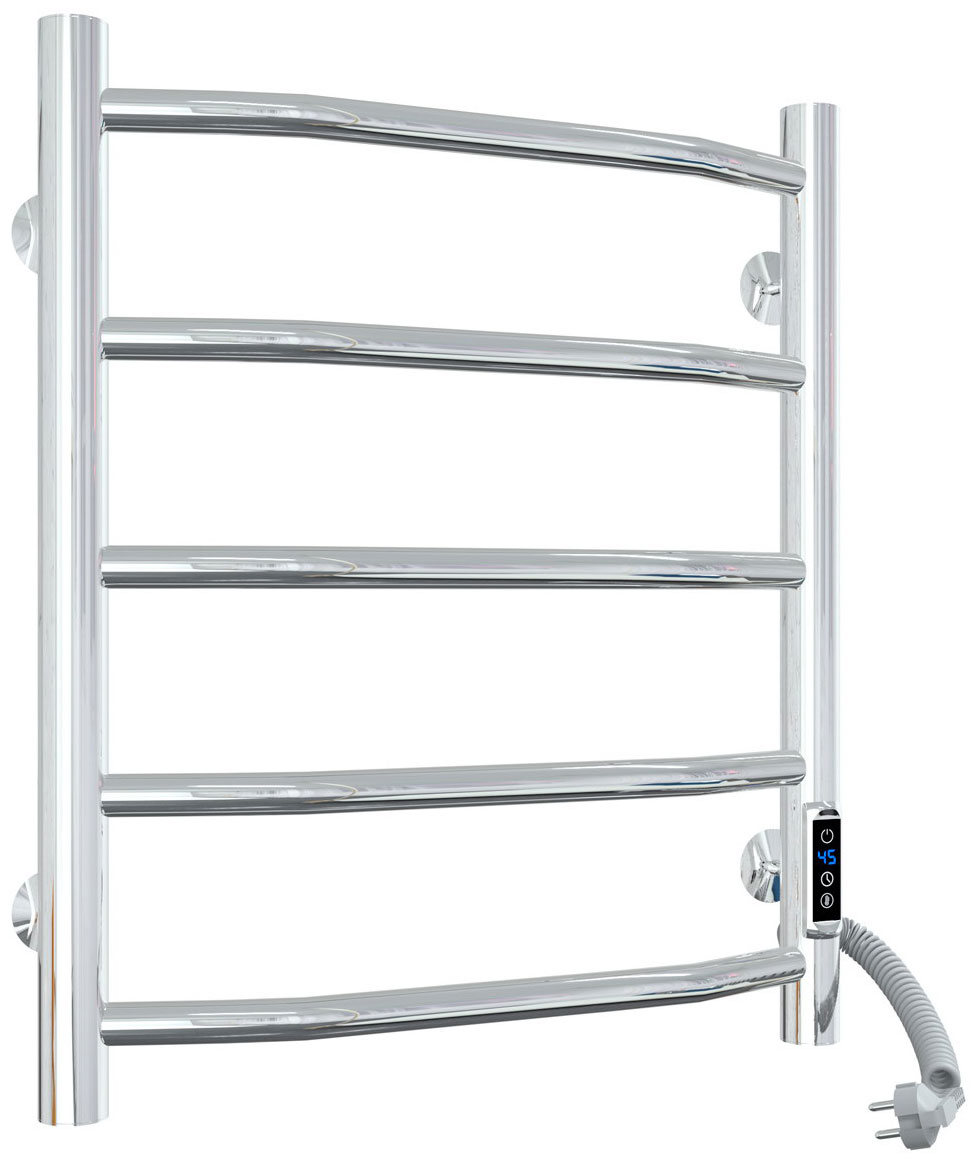 

Полотенцесушитель электрический Laris Виктория П5, 400х50,0 правое подключение (73207637), Хром