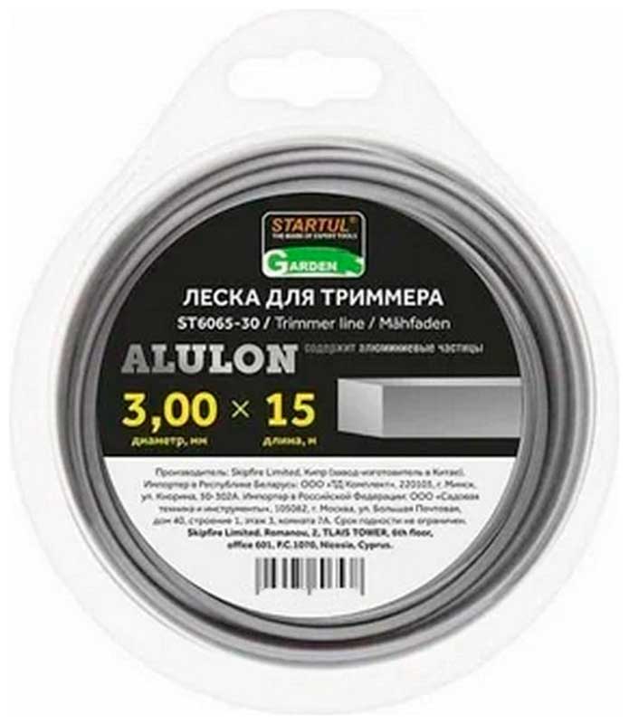 Изображение товара Леска для триммера Startul Garden ALULON 3 мм 15 м квадратно сечение