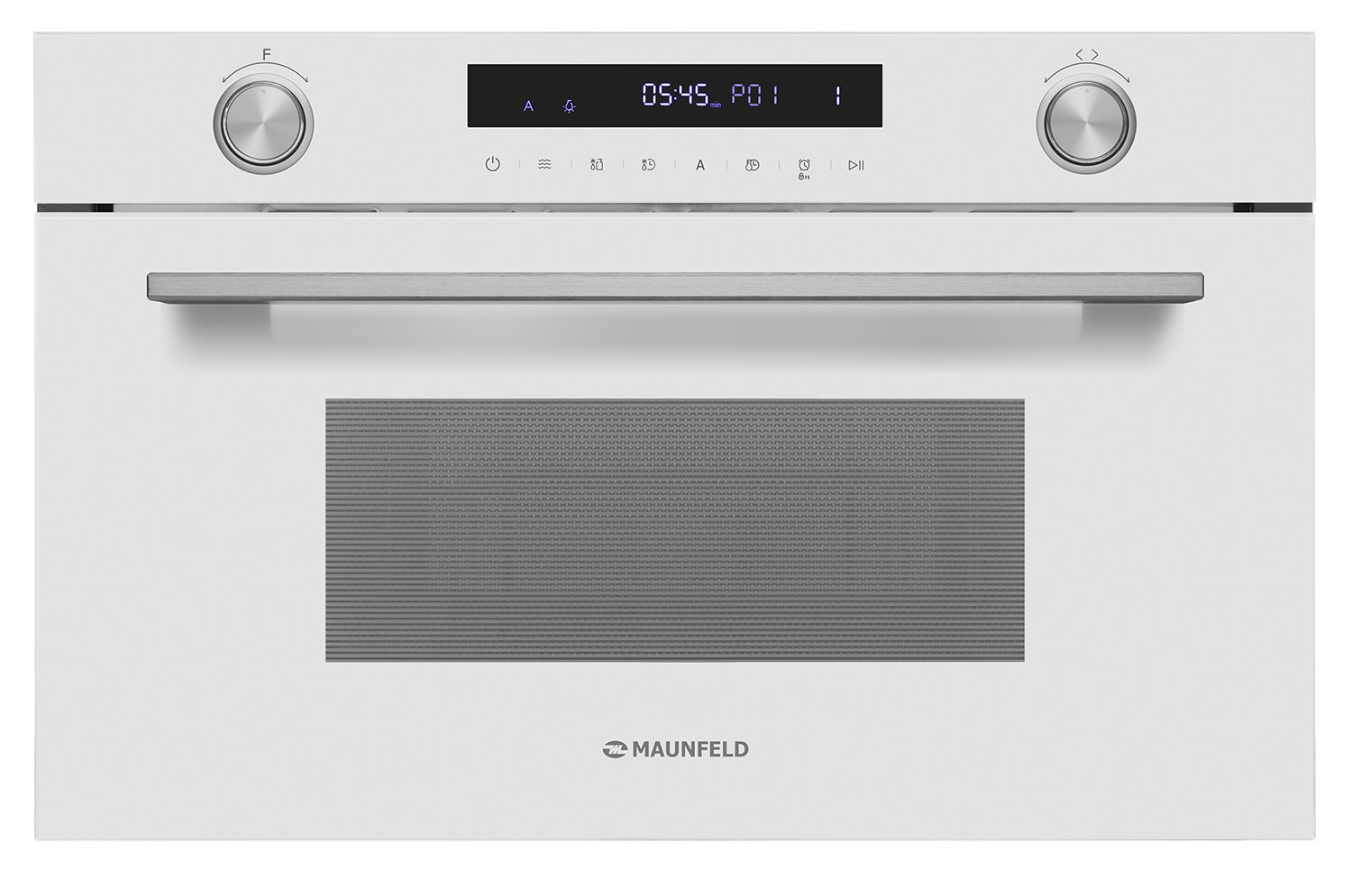 Изображение товара Встраиваемая микроволновая печь Maunfeld MBMO349GW 34 л 2000 Вт гриль сенсорный дисплей