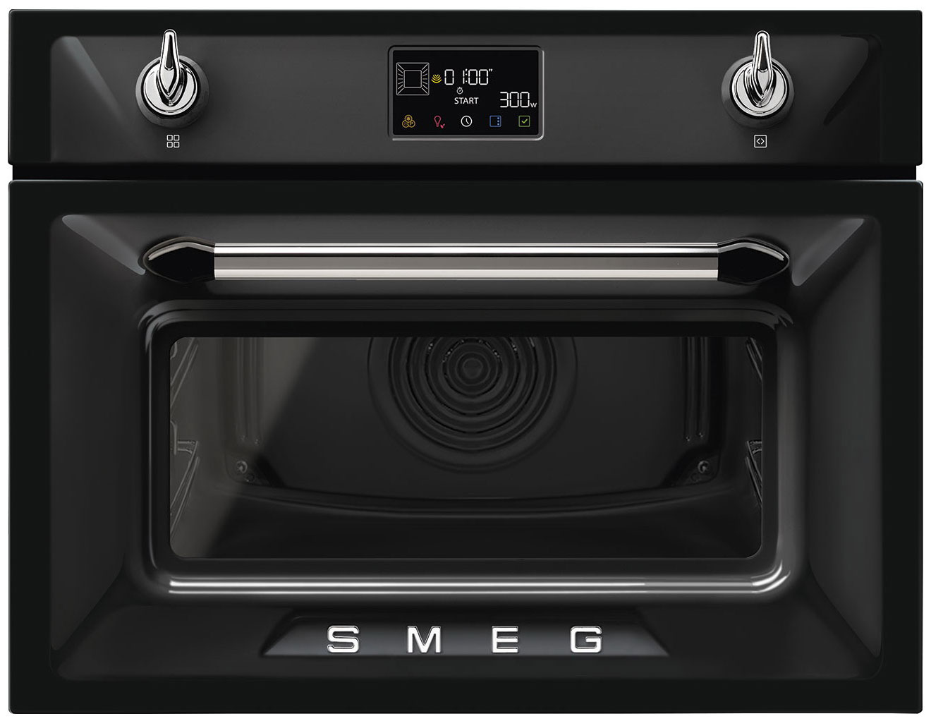 Изображение товара Электрический встраиваемый духовка Smeg SO4902M1N с микроволнами и грилем