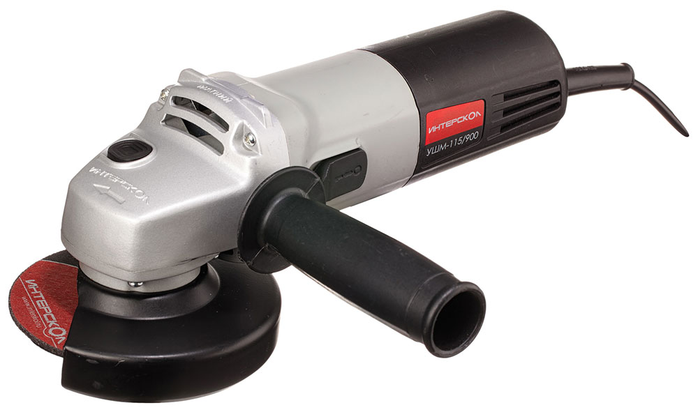 Изображение товара Угловая шлифовальная машина Интерскол УШМ-125/900, мощность 900 Вт, магнитный корпус