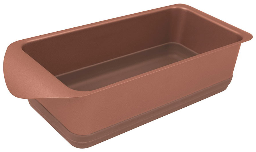Изображение товара Форма для выпечки прямоугольная Rondell RDF-448 Karamelle 10x20 см с антипригарным покрытием