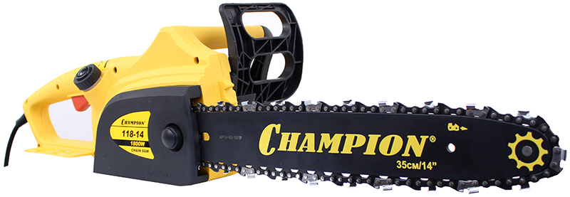 Изображение товара Цепная пила Champion 118-14" 3/8-1,3-52 мощная и безопасная электропила