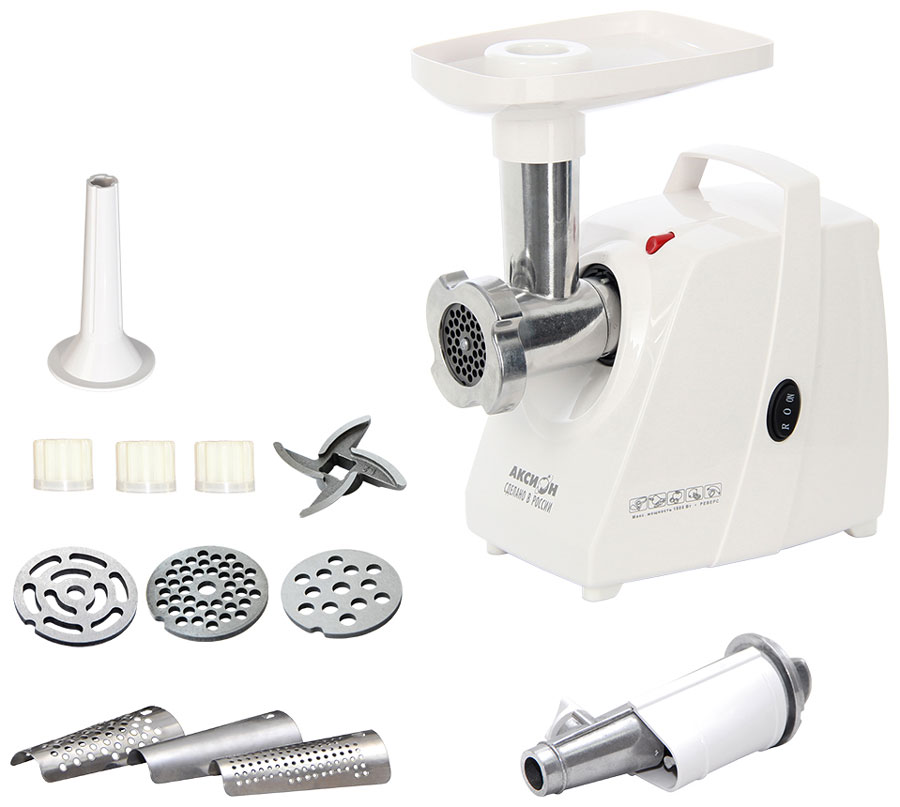 

Мясорубка Аксион М 33.04 белая, Белый