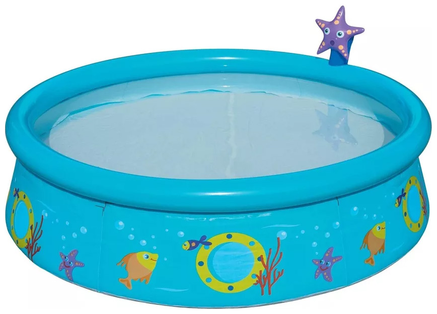 Изображение товара Надувной детский бассейн BestWay 152x38 см объем 447 л армированный ПВХ