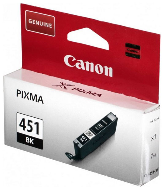 Изображение товара Картридж Canon CLI-451 BK 6523 B 001 Черный Изображение товара Картридж Canon CLI-451 BK 6523 B 001 Черный