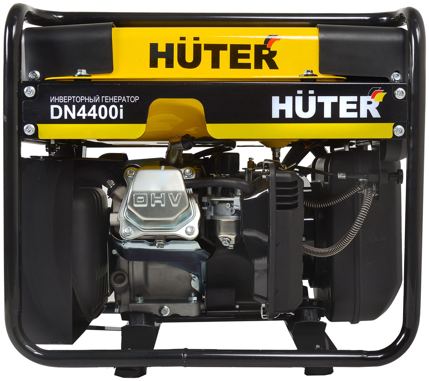 Изображение товара Huter DN4400i Инверторный электрогенератор, 3.3 кВт, бензин АИ-92, 28 кг