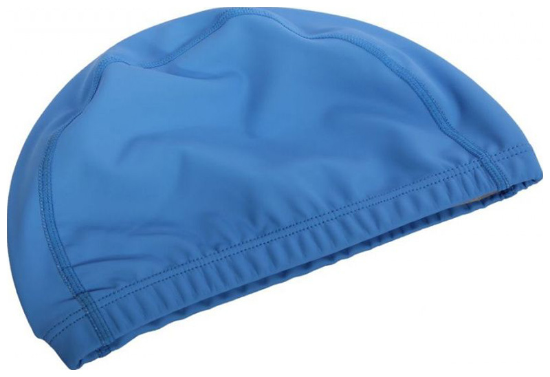 Изображение товара Шапочка для плавания Bradex текстильная синяя покрытая ПУ универсальная